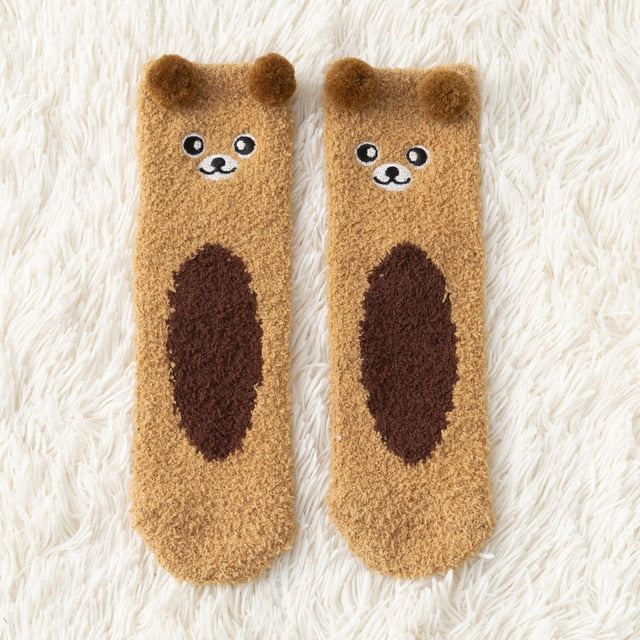 Fuzzy Socks Winter Warm Fleece