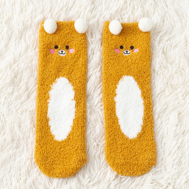 Fuzzy Socks Winter Warm Fleece