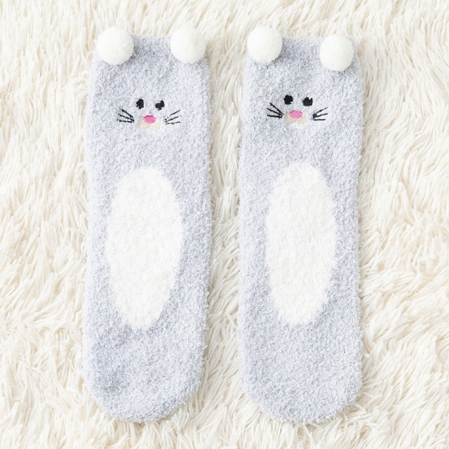 Fuzzy Socks Winter Warm Fleece