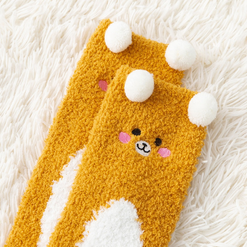 Fuzzy Socks Winter Warm Fleece