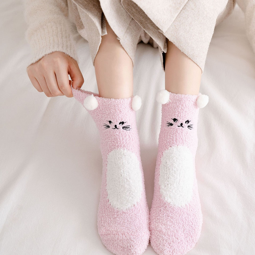 Fuzzy Socks Winter Warm Fleece