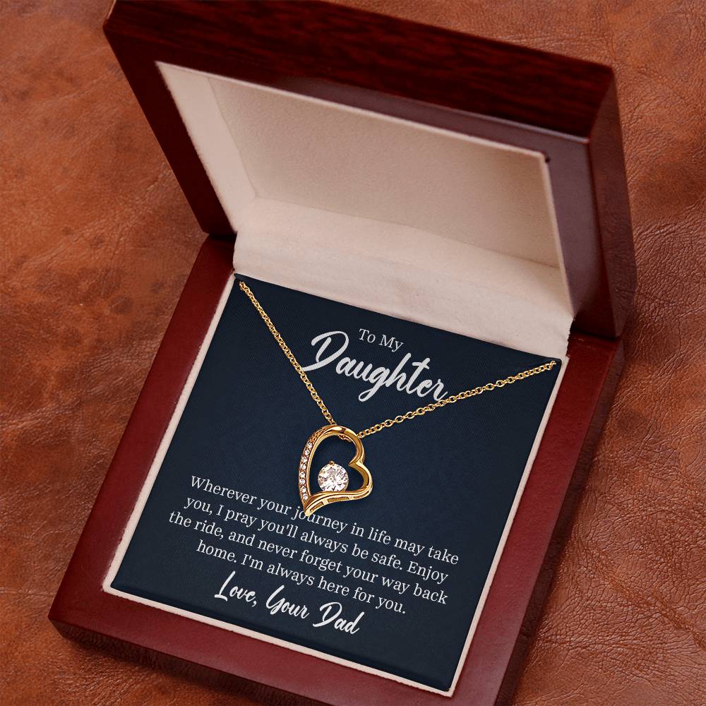 Forever Love Necklace - For Daughter From Dad