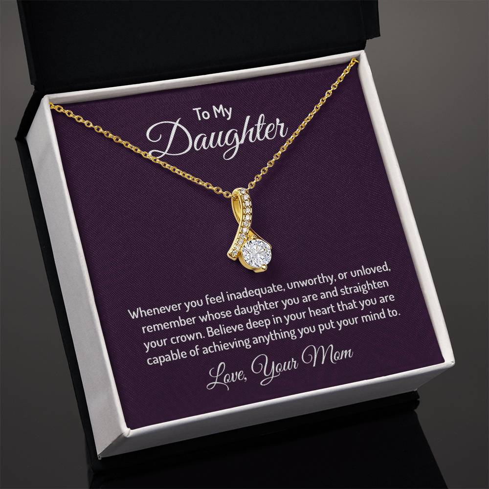 Alluring Beauty Necklace - For Daughter From Mom